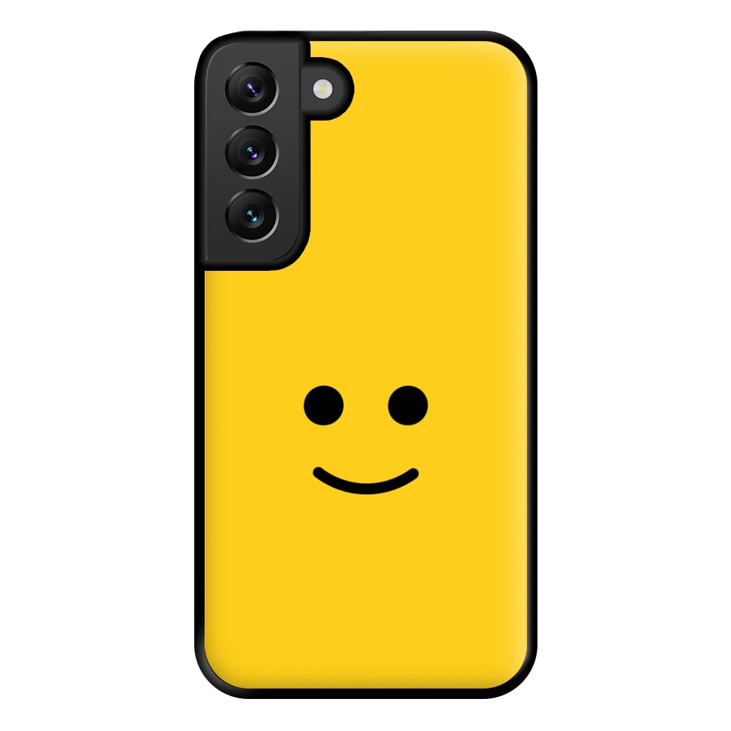Brick Face Smile Phone Case for Galaxy S22 Plus