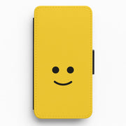 Brick Face Smile Flip / Wallet Phone Case 1