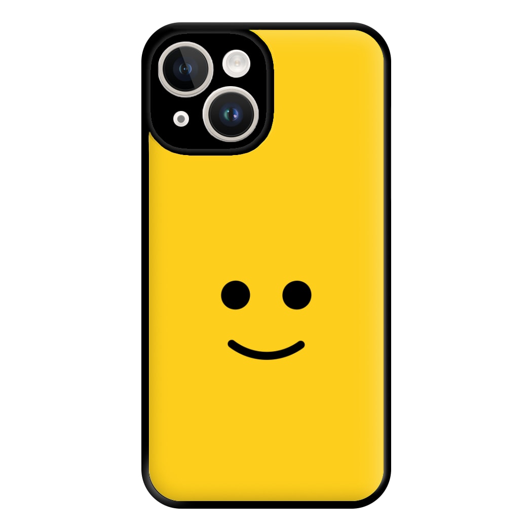 Brick Face Smile Phone Case for iPhone 14