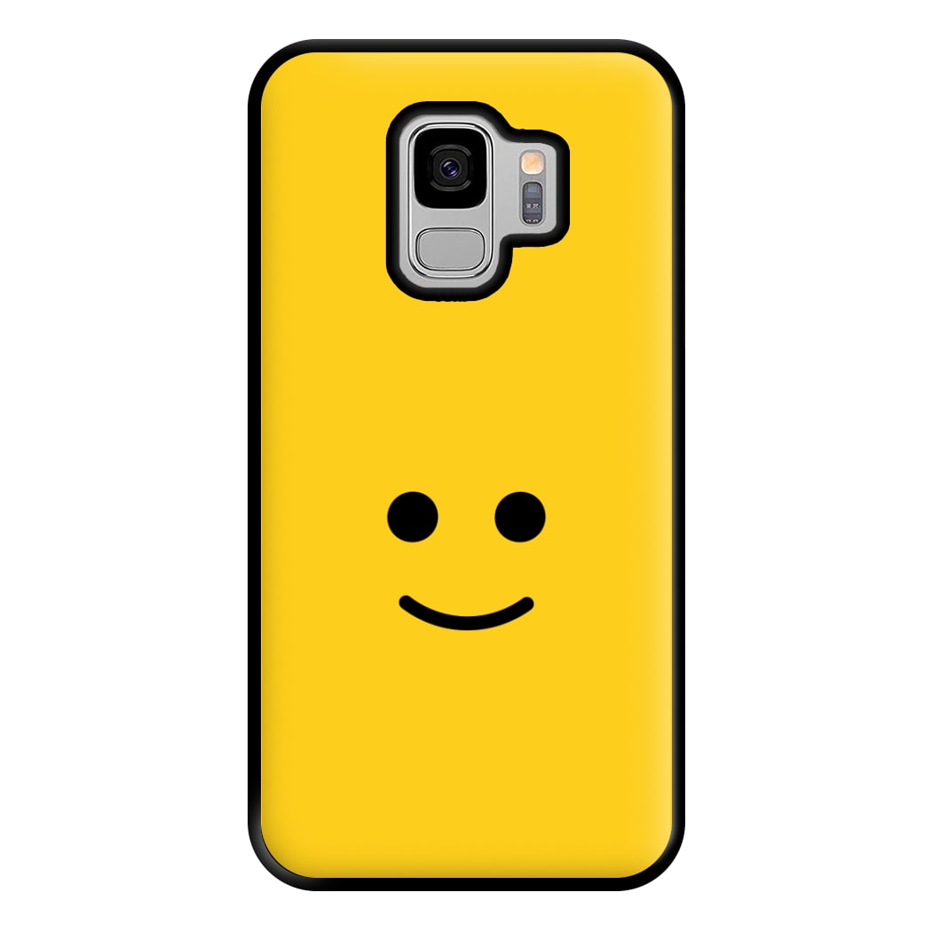 Brick Face Smile Phone Case for Galaxy S9 Plus