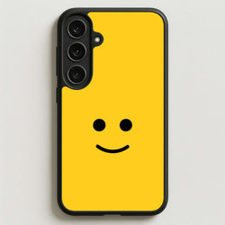 Brick Face Smile Phone Case for Galaxy S25FE
