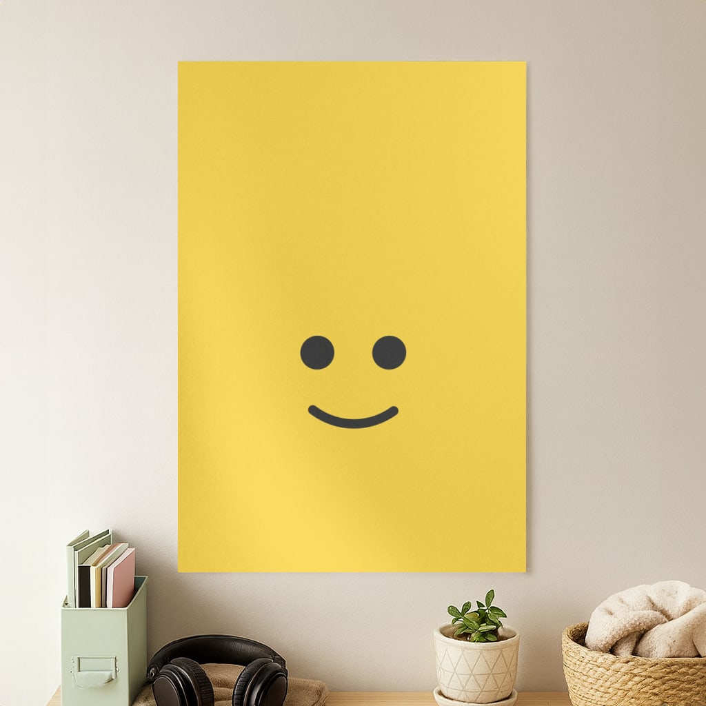 Brick Face Smile Poster