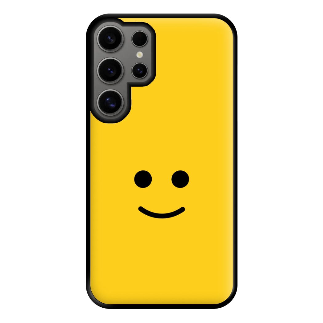 Brick Face Smile Phone Case for Galaxy S24 Ultra