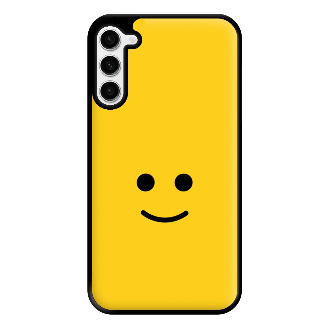 Brick Face Smile Phone Case for Galaxy S23 Plus