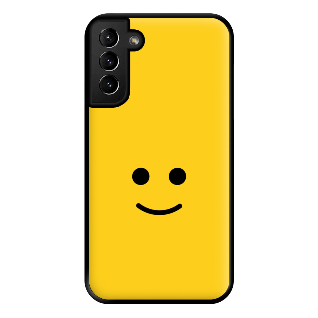 Brick Face Smile Phone Case for Galaxy S21 Plus