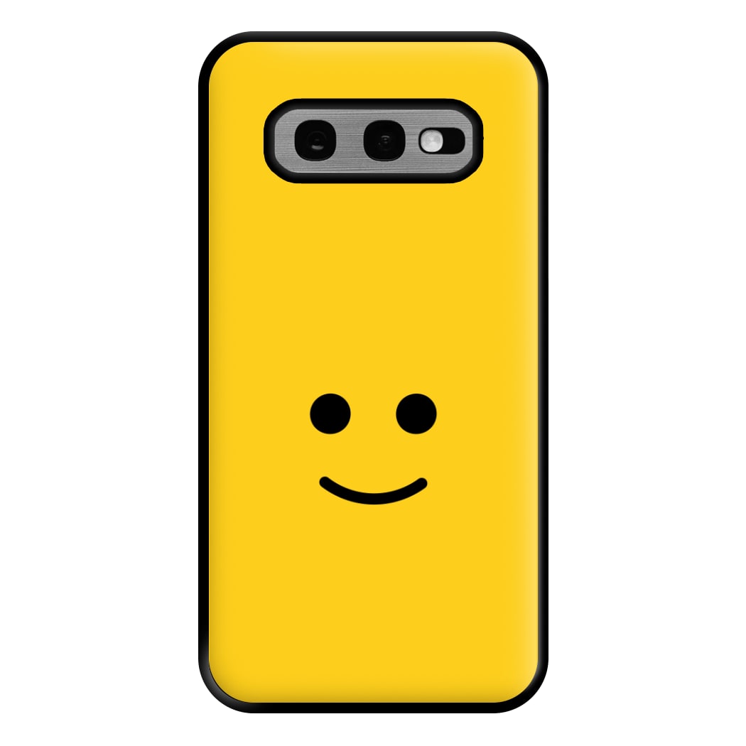 Brick Face Smile Phone Case for Galaxy S10e