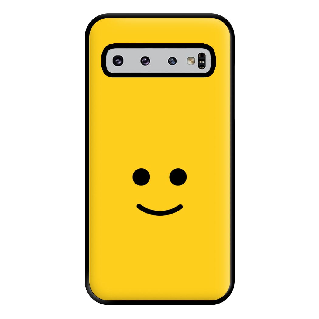 Brick Face Smile Phone Case for Galaxy S10 Plus