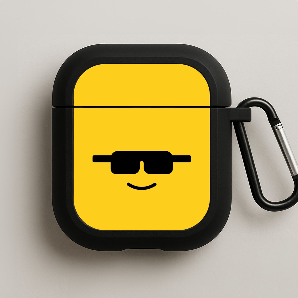 Brick Face Sunglasses AirPods Case