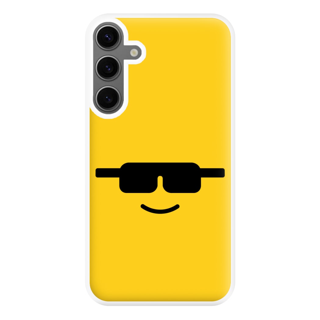 Brick Face Sunglasses Phone Case for Galaxy S24FE