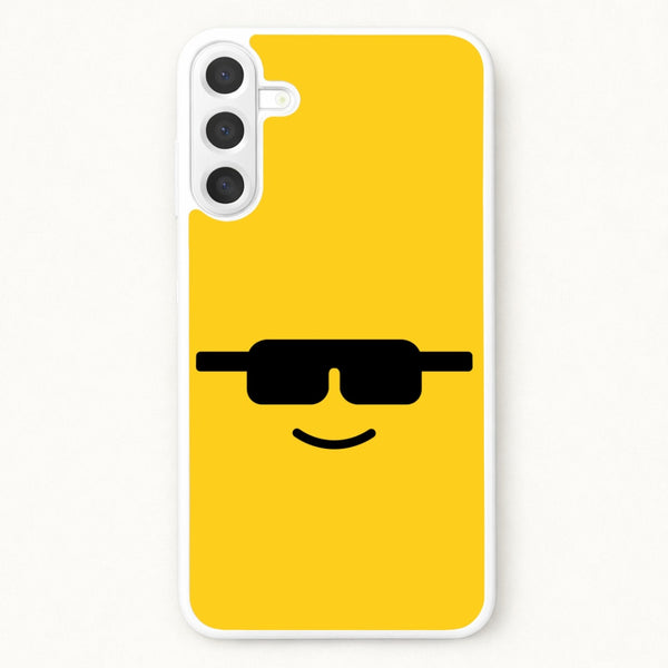 Brick Face Sunglasses Phone Case for Galaxy A57