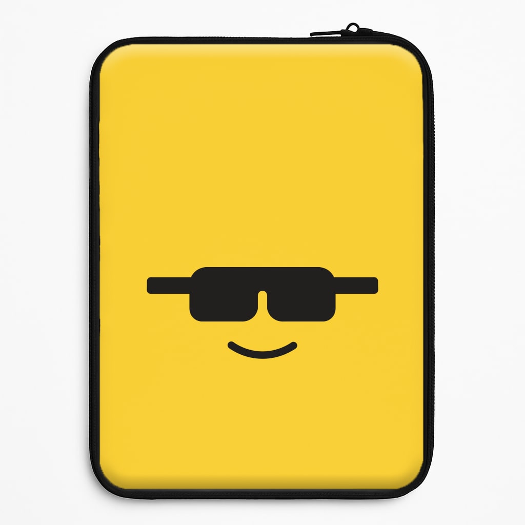 Brick Face Sunglasses Laptop Sleeve