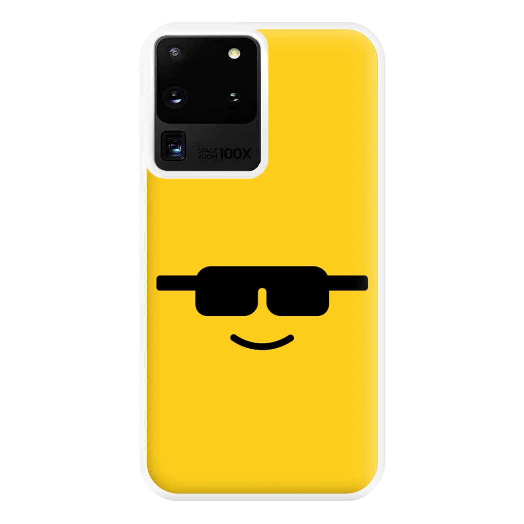 Brick Face Sunglasses Phone Case for Galaxy S20 Ultra
