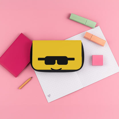 Brick Face Sunglasses Pencil Case