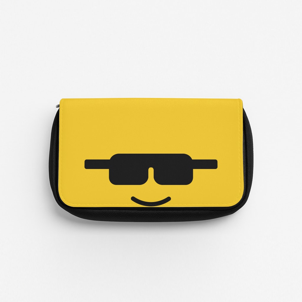 Brick Face Sunglasses Pencil Case