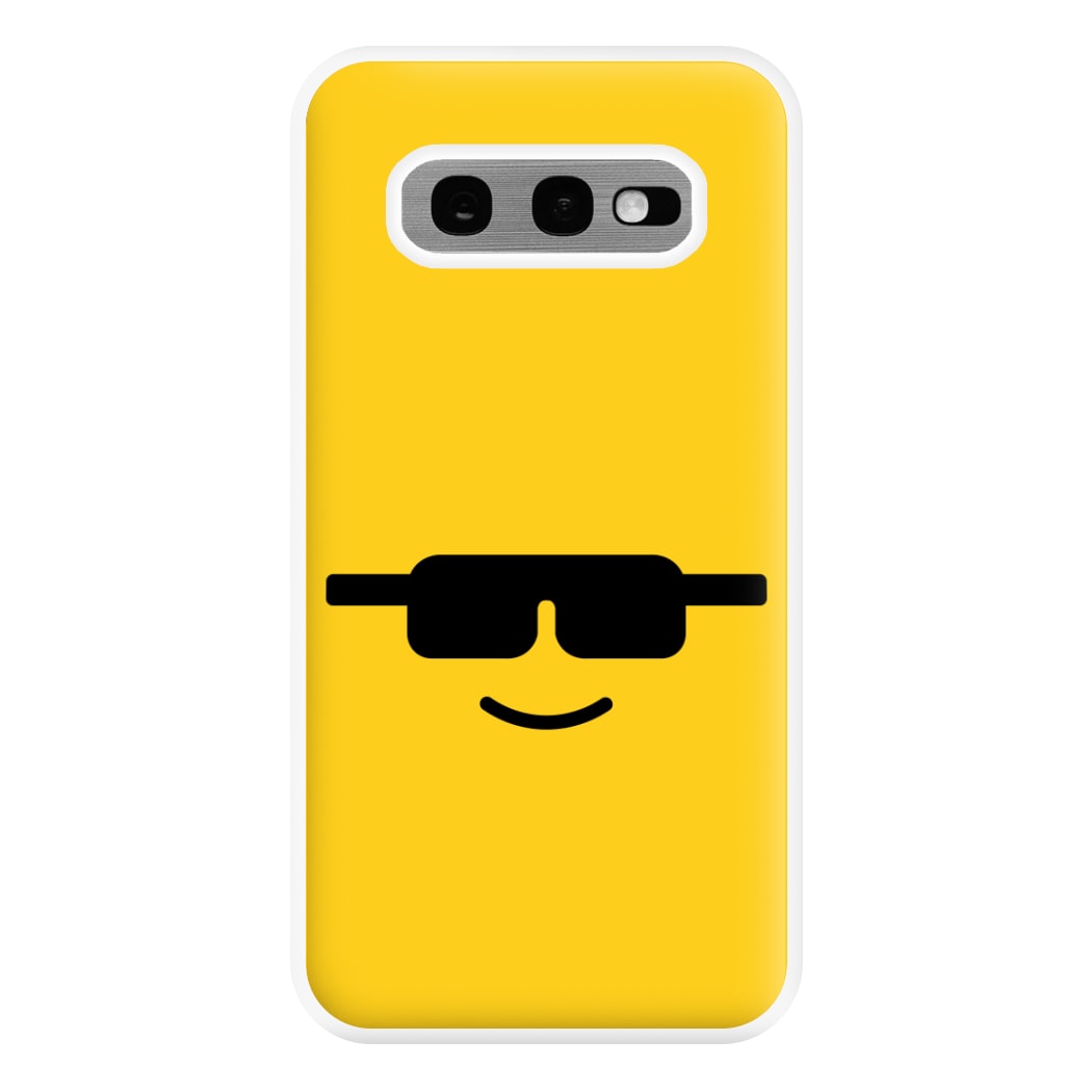 Brick Face Sunglasses Phone Case for Galaxy S10e