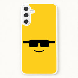 Brick Face Sunglasses Phone Case for Galaxy A37