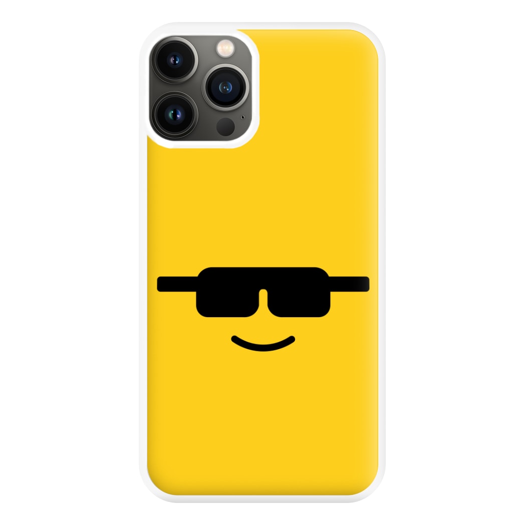 Brick Face Sunglasses Phone Case for iPhone 11 Pro Max