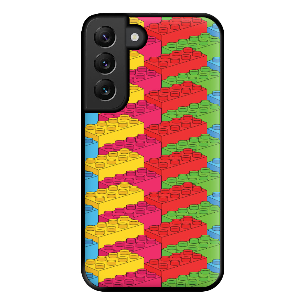 Bricks Isometric Pattern Phone Case for Galaxy S22 Plus
