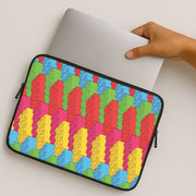Bricks Isometric Pattern Laptop Sleeve 2