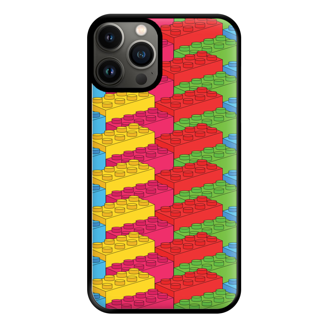 Bricks Isometric Pattern Phone Case for iPhone 13 Pro Max