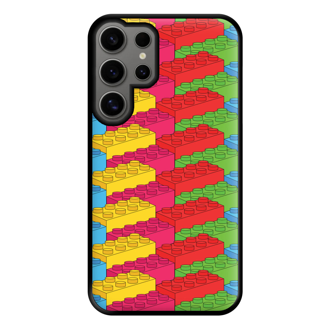 Bricks Isometric Pattern Phone Case for Galaxy S24 Ultra