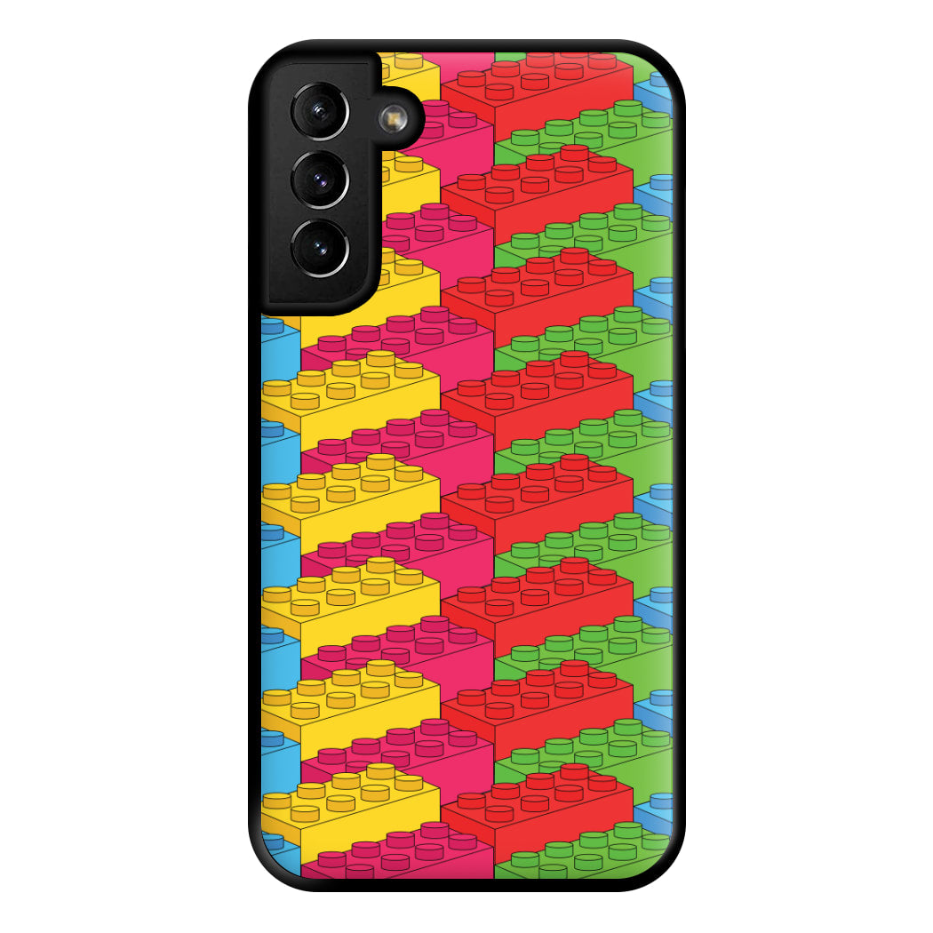 Bricks Isometric Pattern Phone Case for Galaxy S21 Plus