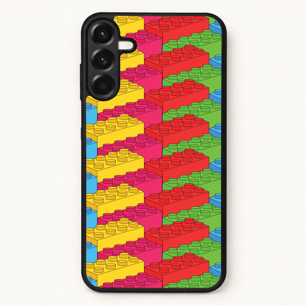 Bricks Isometric Pattern Phone Case for Galaxy A17