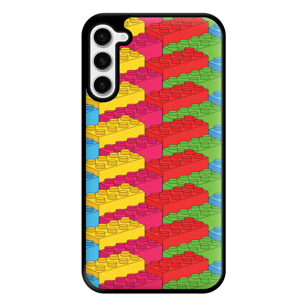 Bricks Isometric Pattern Phone Case for Galaxy S23 Plus