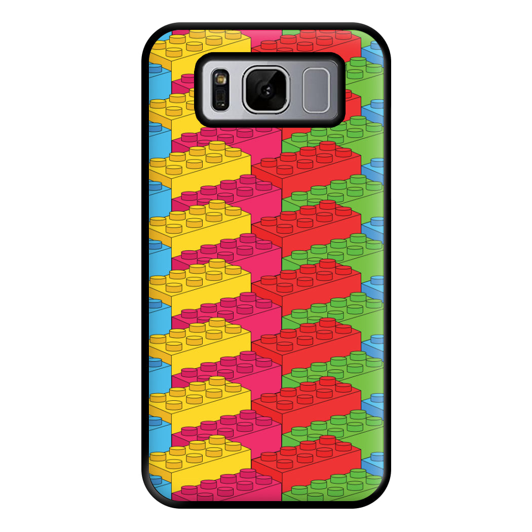 Bricks Isometric Pattern Phone Case for Galaxy S8 Plus
