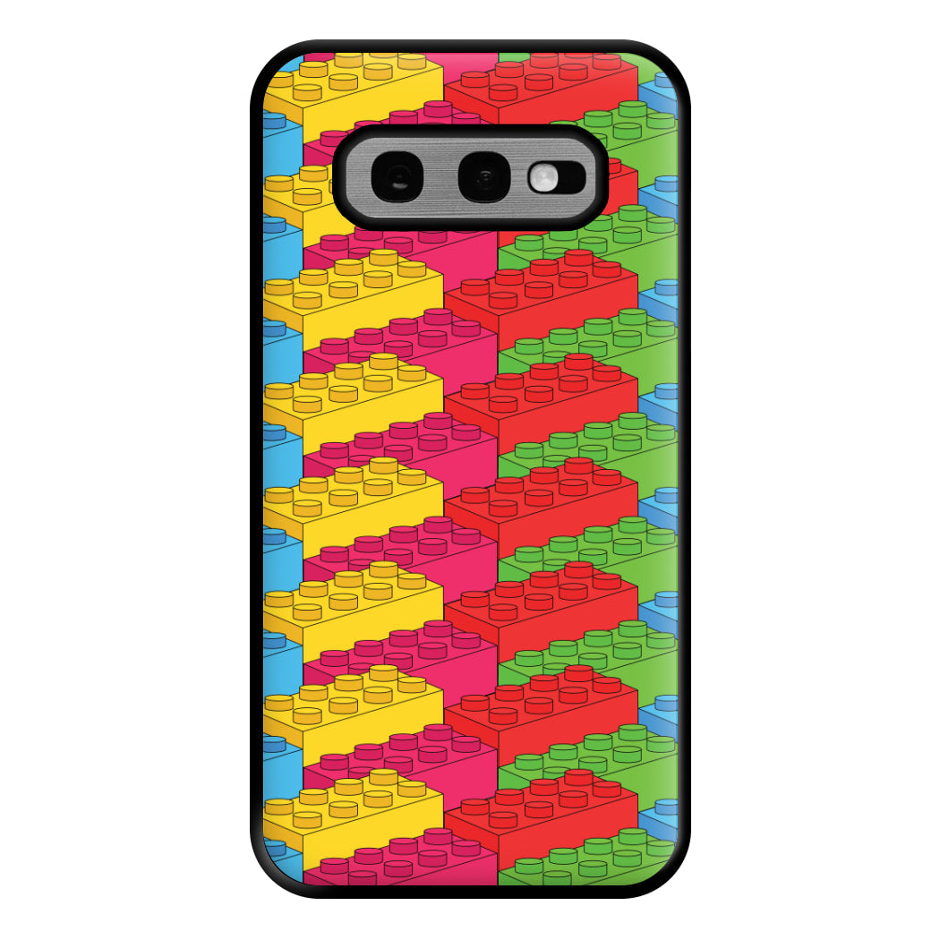 Bricks Isometric Pattern Phone Case for Galaxy S10e