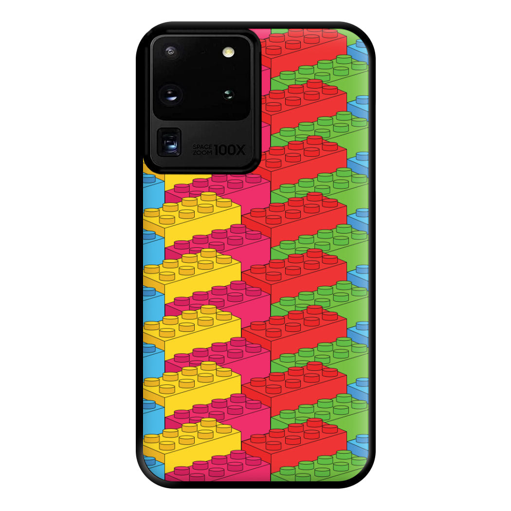 Bricks Isometric Pattern Phone Case for Galaxy S20 Ultra
