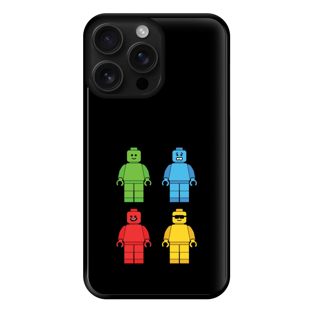 Bricks Figures Rainbow Phone Case