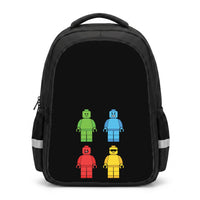 Bricks Figures Rainbow Backpack