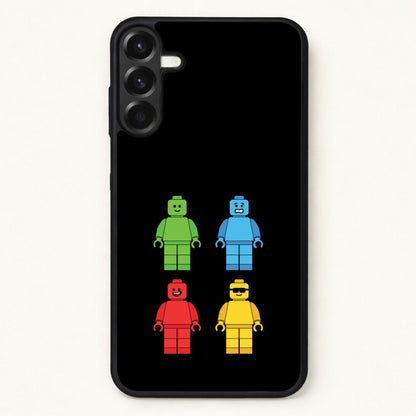 Bricks Figures Rainbow Phone Case for Galaxy A17