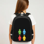 Bricks Figures Rainbow Backpack 4