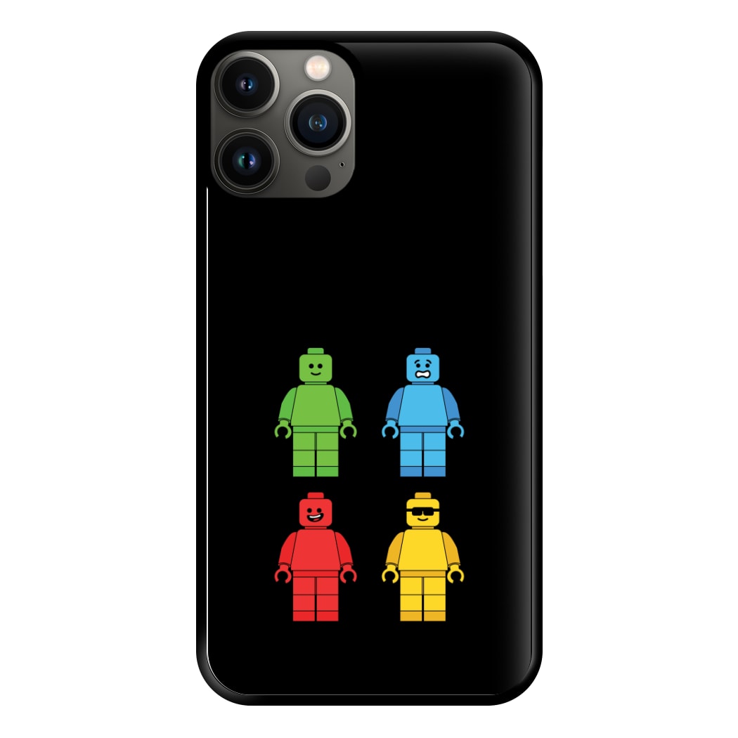 Bricks Figures Rainbow Phone Case for iPhone 11 Pro Max