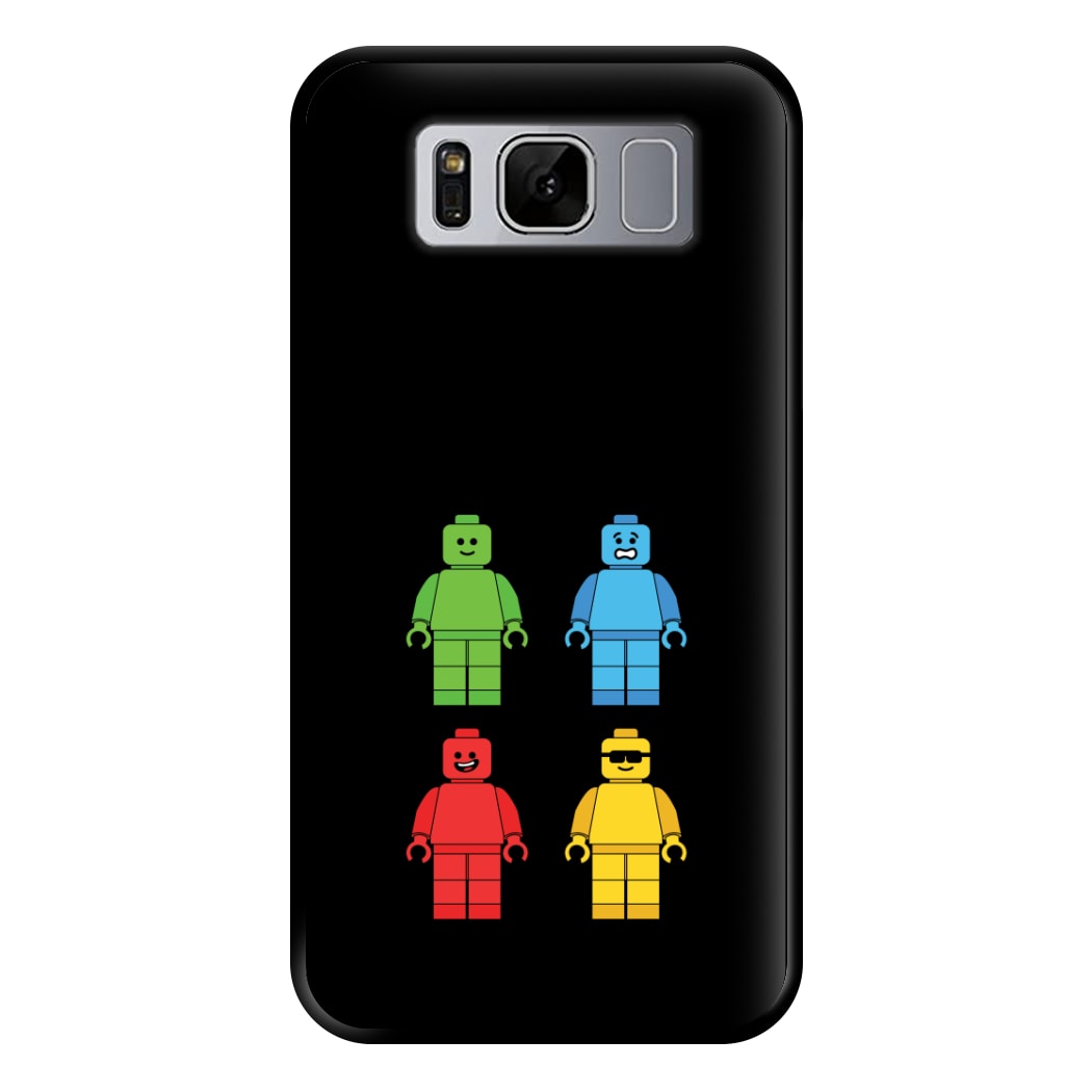 Bricks Figures Rainbow Phone Case for Galaxy S8 Plus