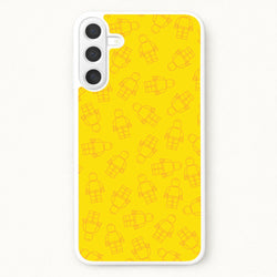 Bricks Figures Pattern Yellow Phone Case for Galaxy A37