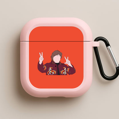 Peace Out Pink AirPods Case