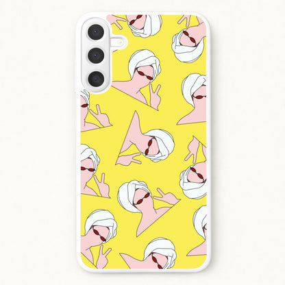 Peace Pattern Phone Case for Galaxy A57