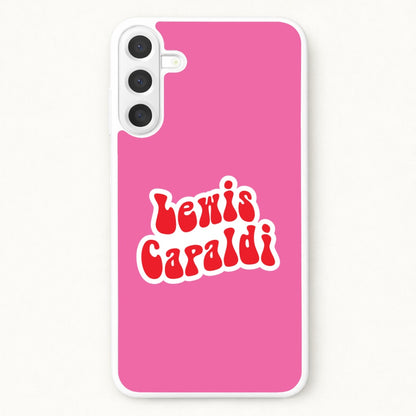 Red Name Phone Case for Galaxy A17