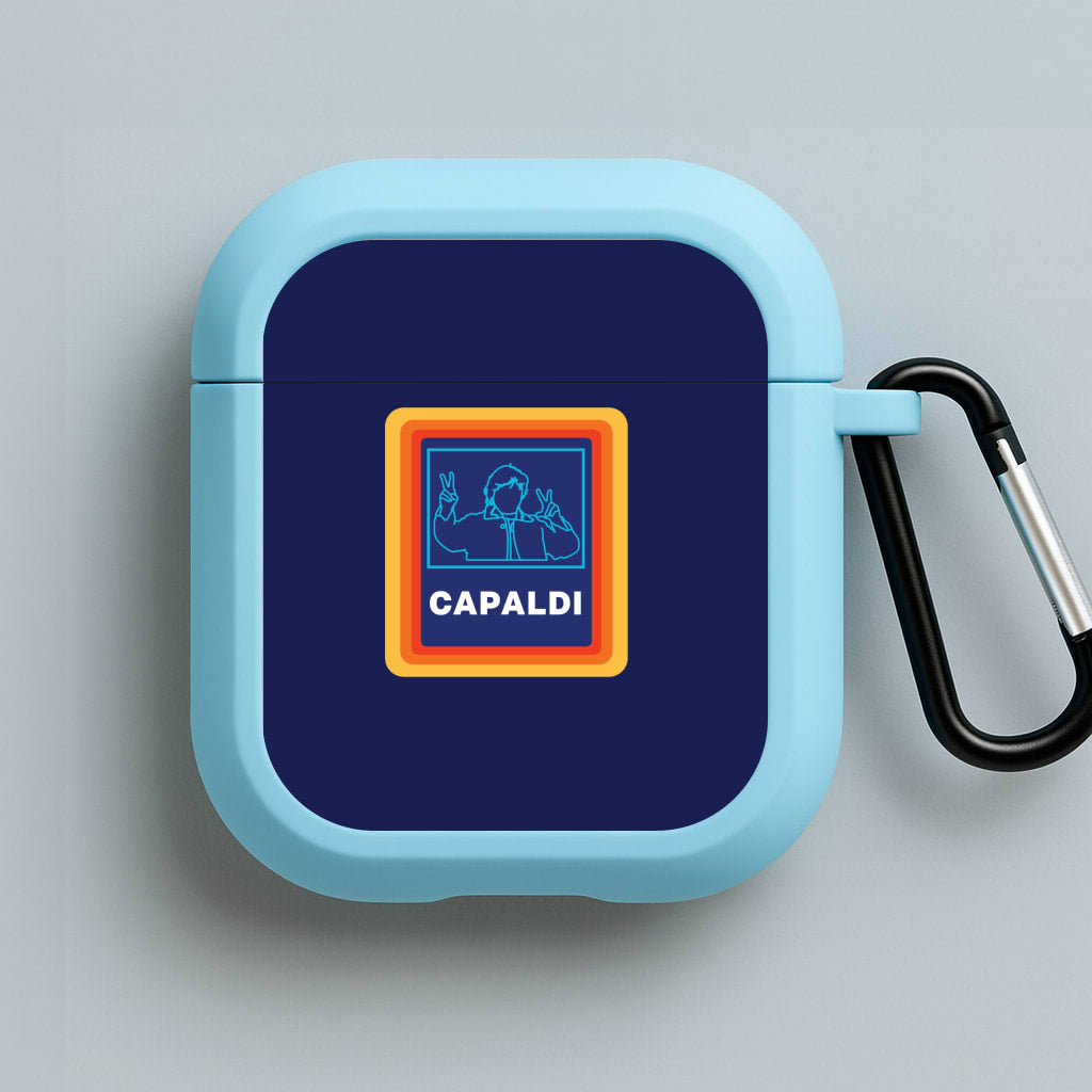 Capaldi  Blue AirPods Case