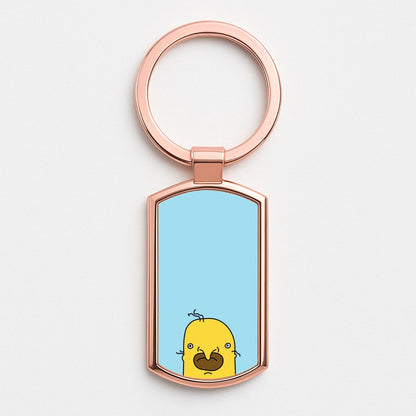 Bumble Brutus Rose Gold Keyring