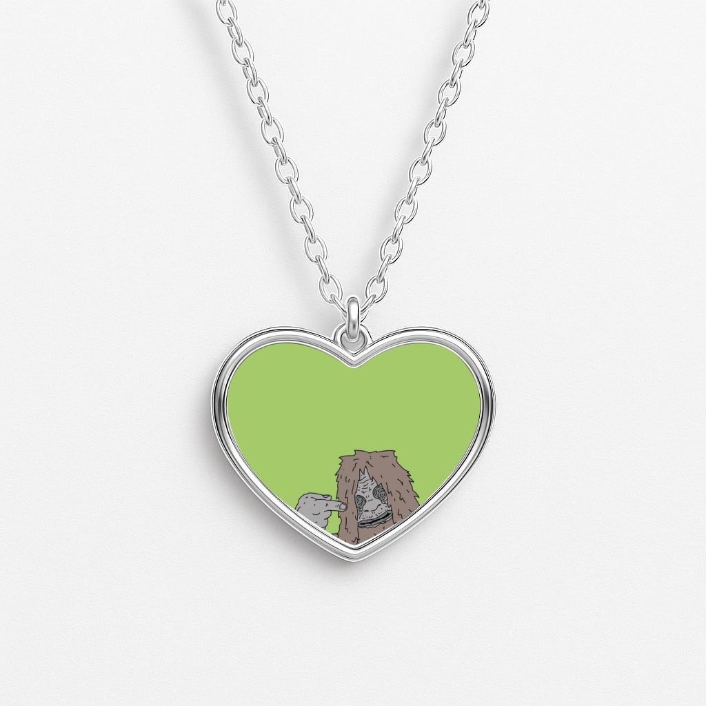 Johnno - Big Lez Heart Necklace