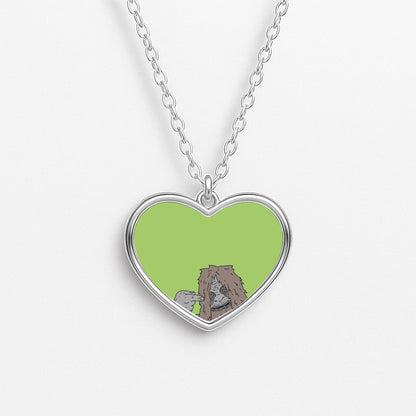 Johnno - Big Lez Heart Necklace