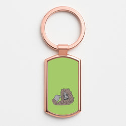 Johnno - Big Lez Rose Gold Keyring