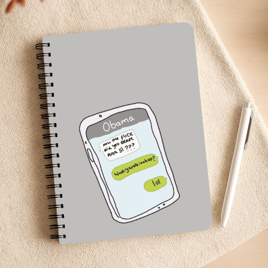 Messaging Obama Notepad