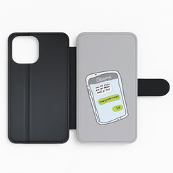 Messaging Obama Flip Phone Case