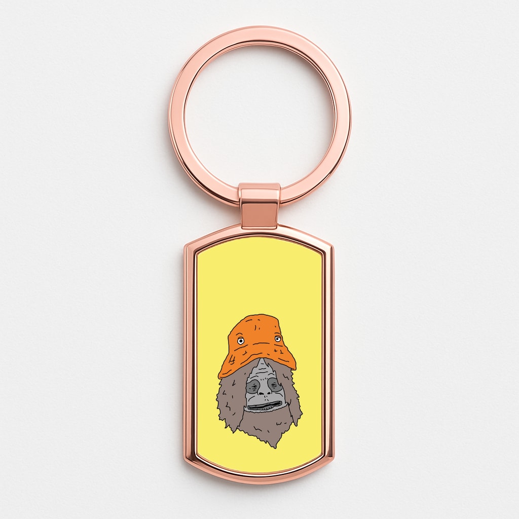 Sassy Rose Gold Keyring