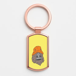 Sassy Rose Gold Keyring